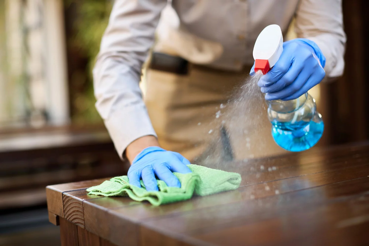 High-touch disinfection